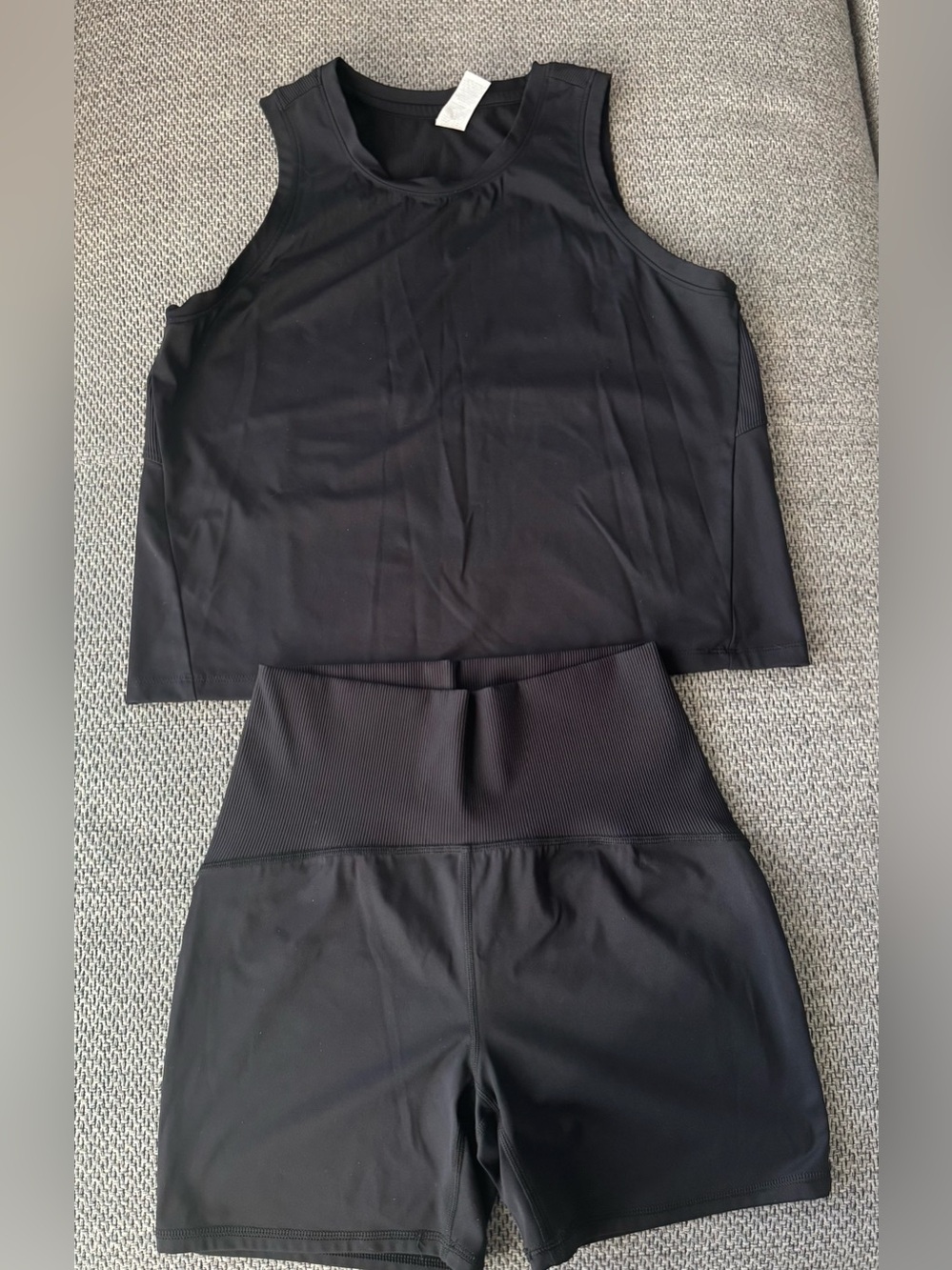 NWOT RBX Black Activewear Set Size M | Workout Tank & Shorts